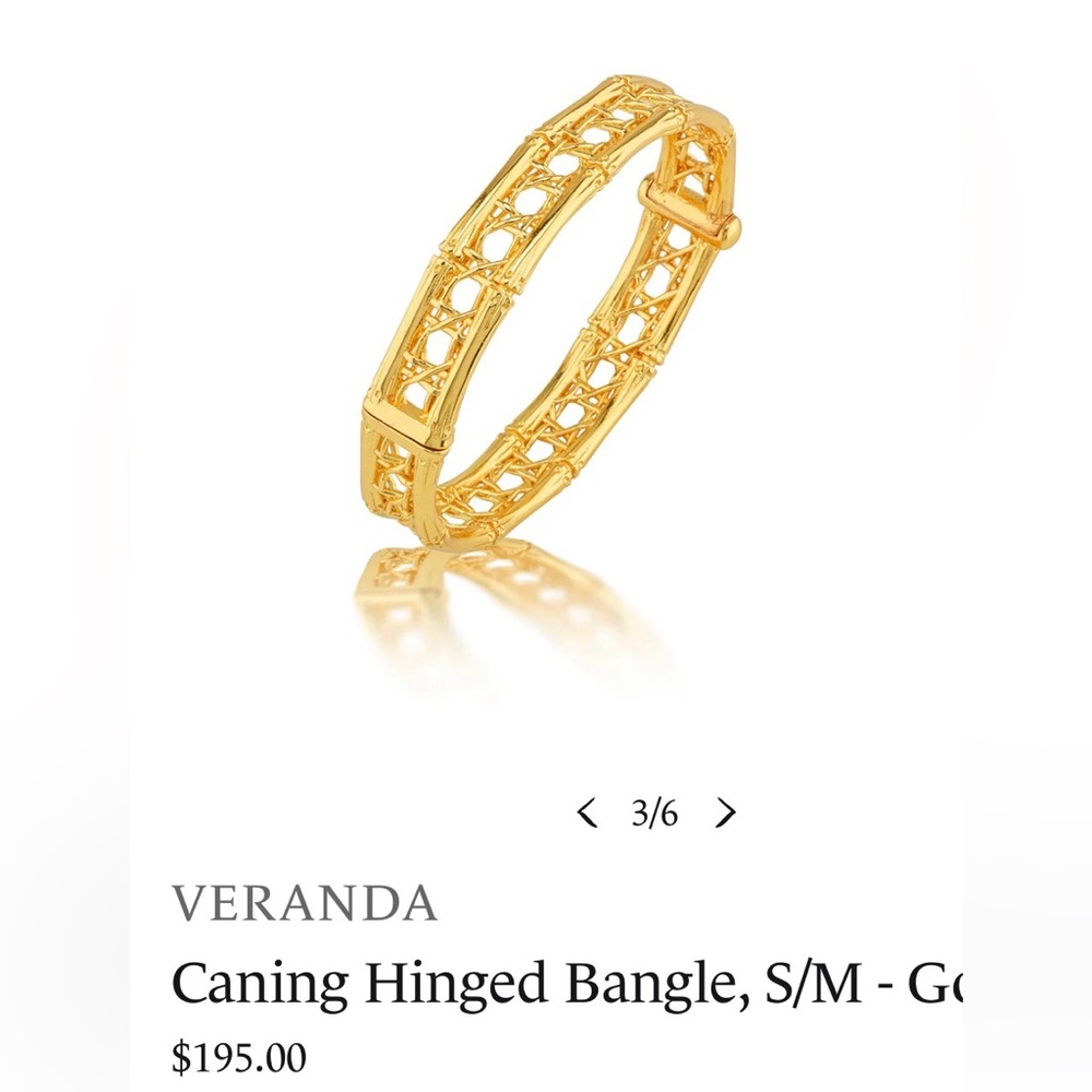 NEW! Juliska designer Capucine De Wulf Gold Bangle